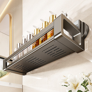 Lteng Bathroom Shelf 50X30Cm Suction Mounted Double Layer Storage Rack For Toilet Shower Room - Product Image 2