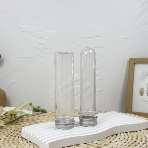 Vente en gros d'emballages de tubes à essai en plastique PET de haute qualité de 80ml avec bouchons à vis en aluminium - Product Image 5
