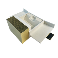 Carton de luxe haut de gamme à double porte ouverte, nouveau design, boîte de parfum arabe, emballage de bouteille avec insertion en mousse