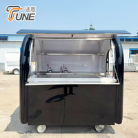 Camión de Comida Moderno 2026, Totalmente Equipado, Remolque de Cocina Móvil, Carrito de Venta Ambulante de Acero Inoxidable en Venta