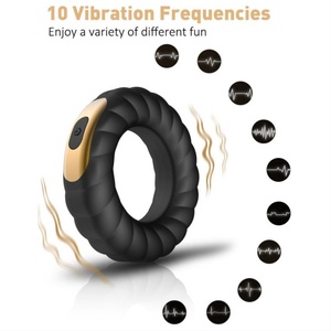 Dispositivo de Massagem Vibratória Masculino com Anel de Bloqueio para Pênis e Vibração na Glândula para Masturbação - Product Image 4