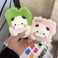 100% Authentique 8 Pièces/Ensemble Porte-clés en Peluche Bubu Dudu Boîte Mystère Poupées en Vinyle et Peluche Décoratives Charmes de Sac Adorables