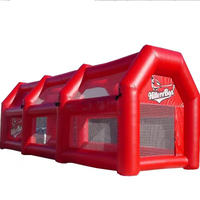 Tente gonflable blanche d'air de dôme avec le prix de tentes de dôme de tente de camping d'igloo de lumière LED
