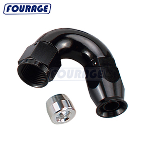 Phụ Tùng Ô Tô 150 Độ Nhôm Nữ Một Con Dấu Xoay Adapter Một Mảnh Đầy Đủ Dòng Chảy PTFE Nhiên Liệu Hose End Phù Hợp - Product Image 4