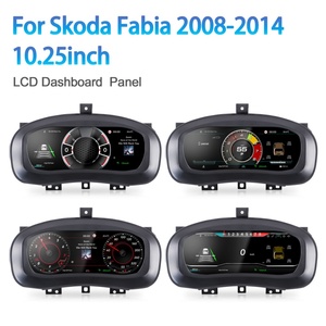Navihua New Design <b>Car</b> Digital Cluster Auto <b>Speedometer</b> LCD Instrument Linux System Virtual Cockpit <b>for</b> Skoda Fabia 2008-2014 - Product Image 6