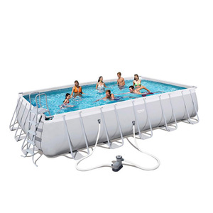 <span class=keywords><strong>Piscina</strong></span> <span class=keywords><strong>Rectangular</strong></span> <span class=keywords><strong>Bestway</strong></span> de 7.32M X 3.66M X 1.32M con Estructura de Soporte de Metal Inoxidable - Product Image 2
