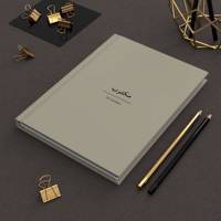 Journal de luxe LABON personnalisé imprimé, minimaliste, mat, arabe, islamique, couverture rigide