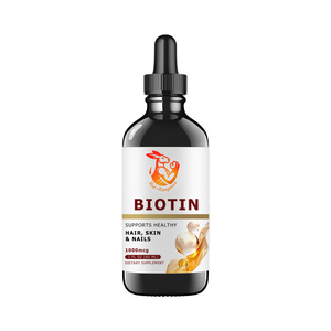 Complément de beauté personnalisé OEM pour la peau, les cheveux et les ongles sains – Gouttes liquides d'acide L-ascorbique et de biotine - Product Image 1