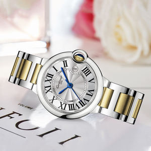 Reloj de Pulsera de Acero Inoxidable de Alta Calidad, Mecánico Automático, Elegante y Sencillo para Mujer, con Fecha Automática y Calendario Completo - Product Image 2