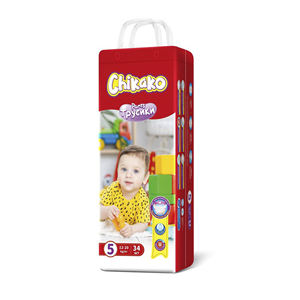 Couches bébé respirantes taille 5-34 pièces par paquet retient l'humidité en vous gardant au sec pendant longtemps - Product Image 1