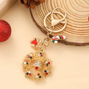 Porte-clés créatif Sapin de Noël et Chaussures Cadeau de Noël, Pendentif de sac en alliage, Petit cadeau de la série Noël - Product Image 5