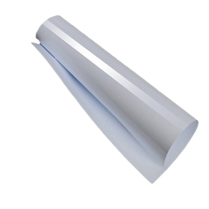 Cổ phiếu Glossy Trắng tấm PVC 0.5 mét Độ dày thân thiện với môi bền cắt Tấm Nhựa Vinyl sàn CuộN kính cửa sổ Sticker - Product Image 3