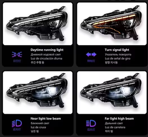 ไฟหน้ารถยนต์ดีไซน์ใหม่แบบ LED สำหรับ Toyota GT86 BRZ ปี 2012-2020 12V ไฟท้าย ไฟหน้า ขายส่ง ไฟหน้า RGB - Product Image 5
