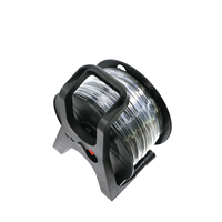 Carrete de Cable de Fibra Óptica Portátil de 100M 200M con Conectores FC ST LC Preterminados, Cable de Conexión TPU para Despliegue en Campo al Aire Libre