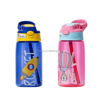 Gobelet d'eau Portable d'extérieur pour enfants, tasse d'alimentation pour bébé avec pailles bouteilles d'eau étanches