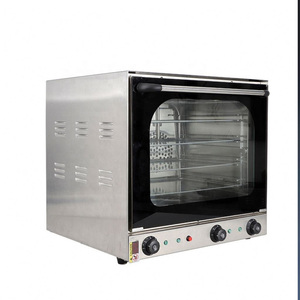 فرن كهربائي تجاري أحادي الطبقة من باوكانج HEB-4A مع وظيفة البخار، 4 صواني، 2.6 كيلو واط، 220 فولت/50 هرتز، معدات مخابز - Product Image 1