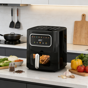 Friteuse à air multifonctionnelle nouvelle génération, faible en gras, <span class=keywords><strong>sans</strong></span> huile, pour usage domestique, électrique avec four - Product Image 6