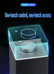Système audio stéréo sans fil 2.0 Effets d'éclairage RGB Commandes tactiles Bouton de volume Parfait pour le jeu et le multimédia - Product Image 5