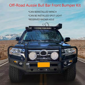 Pare-chocs de voiture en acier laminé Pare-chocs avant pour <span class=keywords><strong>Land</strong></span> <span class=keywords><strong>Cruiser</strong></span> LC200 Bull Bar Front Bumper Guard - Product Image 3