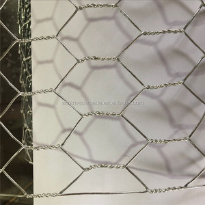 ลวดตาข่ายกัลวาไนซ์แบบม้วน ขนาด 60 ซม. x <span class=keywords><strong>50</strong></span> เมตร ลวดตาข่ายกัลวาไนซ์แบบหกเหลี่ยมบิดเกลียวสามชั้น - Product Image 5