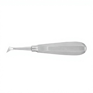 Elevador de Extracción de Raíces Dentales, Puntas de Luccionamiento Tipo Bandera (Izquierda y Derecha, Estructura Oeste-Oeste), Instrumentos de Acero Inoxidable (DEL) # 1L + DEL # 1R) - Product Image 2