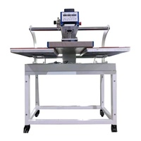 Nouvelle presse à chaud semi-automatique à plat pour sublimation, 60 x 40 cm, pneumatique, double chauffage, 24''x 16'', électrique, vente chaude