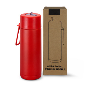 Nouvelle tasse à eau en acier inoxydable 304, tasse à double usage, portable pour l'extérieur, tasse isotherme avec cordon de transport - Product Image 2
