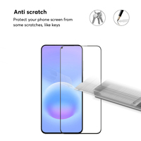 Protection d'écran en verre trempé 9H à couverture intégrale pour Samsung Galaxy S26 FE, anti-rayures
