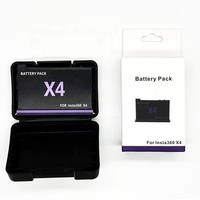 Kit de charge rapide USB-C 3,85 V 2500 mAh, batterie lithium rechargeable pour caméra Insta 360 X4, accessoires pour caméra sportive