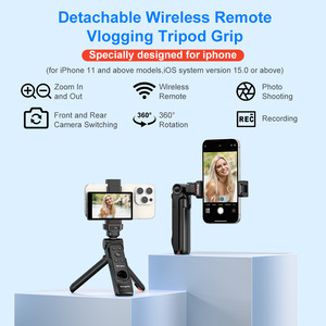 KingMa Poignée de trépied détachable sans fil pour <span class=keywords><strong>iphone</strong></span> <span class=keywords><strong>11</strong></span> 12 13 14 15 - Product Image 4