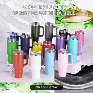Stainless Steel Tumbler 40oz Vacuum Insulated With Lid Travel Mug Double Wall Thermal Flask For Outdoor Use - Product Image 2