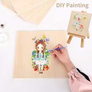 12-Pack 12x12x1/8 Inch Basswood Plywood Sheets 3mm <strong>Thin</strong> Unfinished <strong>Wood</strong> <strong>Board</strong> for Crafts Laser <strong>Cutting</strong> Engraving for Home Gifts - Product Image 5