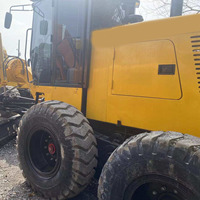 Niveleuse à moteur d'occasion 16t en stock pour travaux de terrassement et projets de construction routière