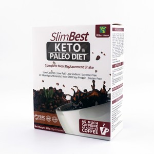 Batido de Café en Polvo Sustituto de <span class=keywords><strong>Comida</strong></span> <span class=keywords><strong>Keto</strong></span> PALEO DIET, Sabor a Azúcar, Certificado Halal - Product Image 2