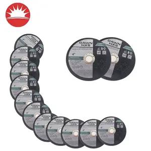Ультратонкий алюминиевый режущий металлический диск 115 мм 125 мм 4,5 дюймов 4 дюйма абразивные металлические режущие диски для нержавеющей стали и металла