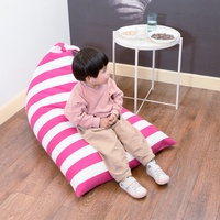 Housse de pouf géant Lazy Corner Premium, design traditionnel, en toile de coton, pour canapé-lit une place, couleur/taille personnalisable
