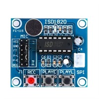 Module de lecture et d'enregistrement vocal ISD1820, composant acoustique avec haut-parleur 0,5W et microphone intégré pour Arduino D26