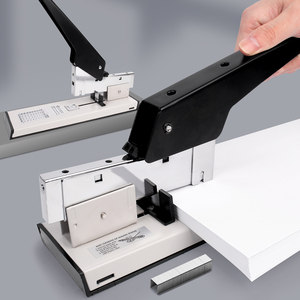 ZEQUAN Stapler Manual Besi 100-Page Heavy-Duty, Cepat dan Efisien, 100% Logam, Menghemat Tenaga Kerja - Product Image 2