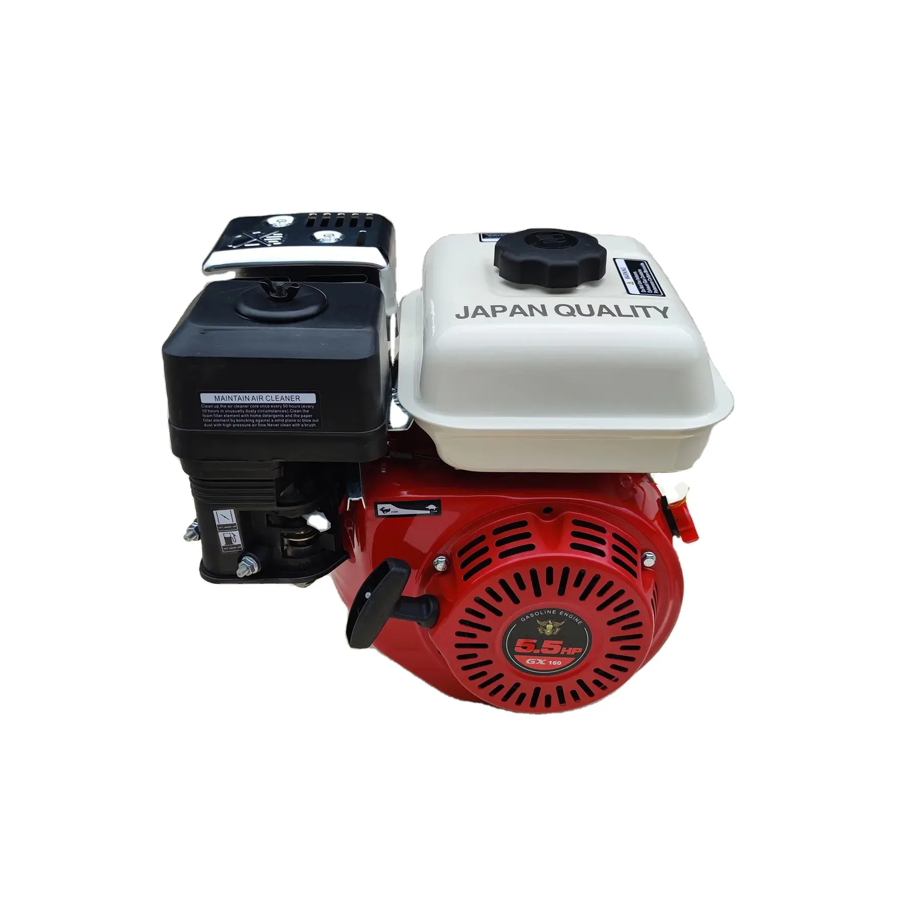 Ohv 5.5 Pk Benzinemotor 4-takt Eencilinder Gx160 Benzinemotor Voor Waterpompen Generatoren Agrarisch Gebruik