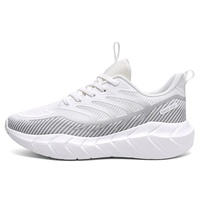 Sepatu Sneakers Kasual Olahraga Pria Sol Tebal Penambah Tinggi Badan Ukuran Besar, Logo Merk Dapat Disesuaikan, Cocok untuk Lari dan Jalan Kaki