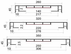 ใช้เป็นฝาครอบกันน้ำสำหรับผนังกั้นปูนอิฐบริเวณรอบระเบียง สามารถติดตั้งไฟ LED แถบได้ - Product Image 3