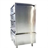 Armoire vapeur anti-séchage à trois portes pour atelier de transformation alimentaire