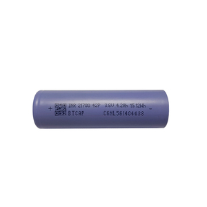 BTCAP 21700平顶锂离子电池42P 4200毫安时3.6伏1000循环电池组和无人机 - Product Image 1