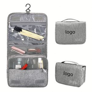 Custom Logo <b>Large</b> Capacity Waterproof Portable Bathroom Cosmetic Makeup Travel Toiletry <b>Bag</b> - Product Image 2