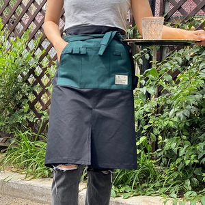 Thiết kế thời trang đa túi bông vải nửa eo khe phong cách tạp dề - Product Image 6