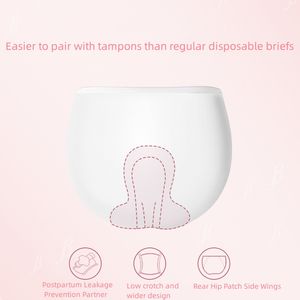 Men's &amp; Women's Disposable Pure Cotton Underwear,100% Cotton Panties for Maternity Menstruation <strong>Travel</strong> - Product Image 4