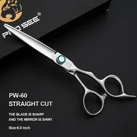 PROSEE 5.5 6.0 Ciseaux À Cheveux VG10 Acier Professionnel Salon Champion Ciseaux De Coiffeur V-dent Amincissement Cisaillement Cheveux Styling Outils