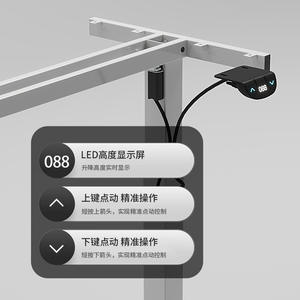 Tavolo da Ufficio Regolabile in Altezza in Truciolato per Edifici Commerciali a Prezzo all'Ingrosso - Product Image 4