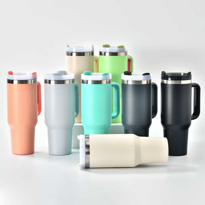 40oz Custom Logo Tumbler - Insulated Stainless Steel Mug
