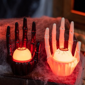 Lampe de nuit LED en forme de main fantôme style américain pour Halloween, cadeau, lampe citrouille, ornement, jouet décoratif suspendu pour créer une ambiance - Product Image 3